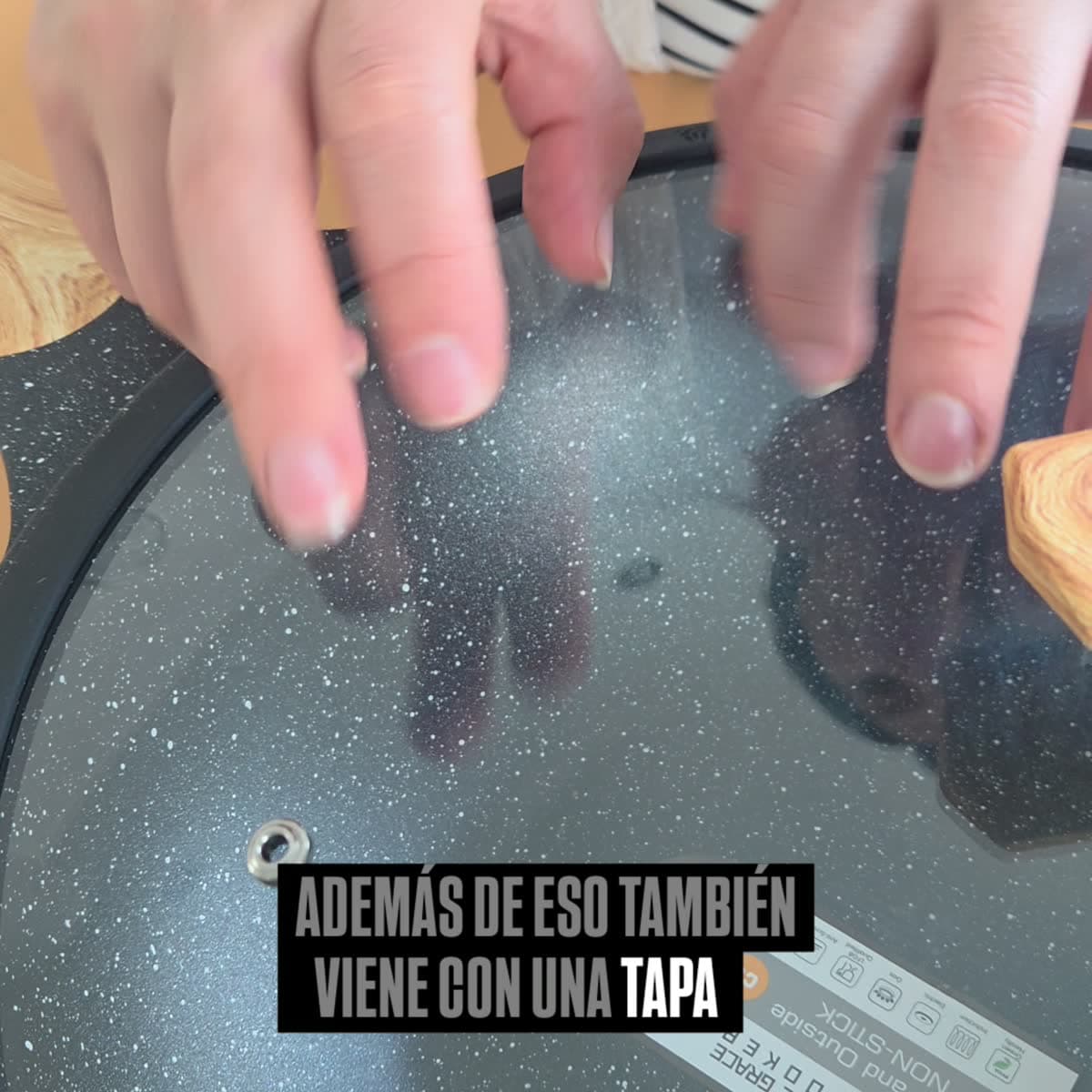 Olla 20 cm Granito Premium antiadherente